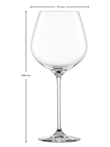 Schott Zwiesel 4-delige set: rodewijnglazen "Fortissimo" - 727 ml