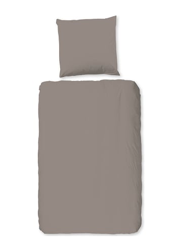 Hip Komplet pościeli satynowej w kolorze szarym