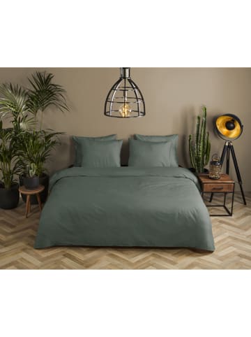Hip Satijnen beddengoedset groen