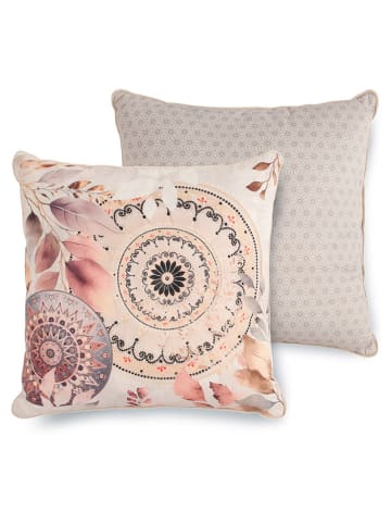 Hip Poduszka "Afina" w kolorze jasnoróżowo-jasnoszarym