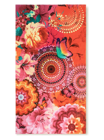 Hip Strandtuch "Ziva" in Orange/ Rosa
