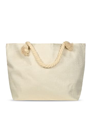 Hip Strandtas "Agatha" groen/mintgroen - (B)60 x (H)43 cm