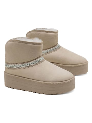 C'M Winterboots crème