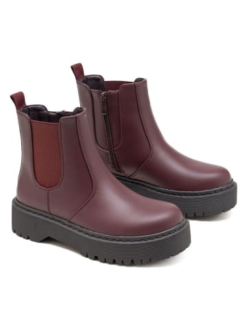 C'M Chelseaboots bordeaux