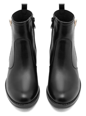 C'M Enkelboots zwart