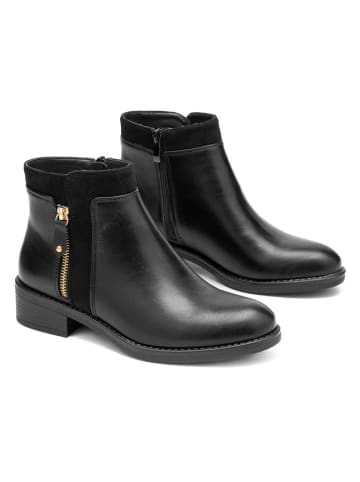 C'M Enkelboots zwart