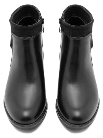 C'M Enkelboots zwart