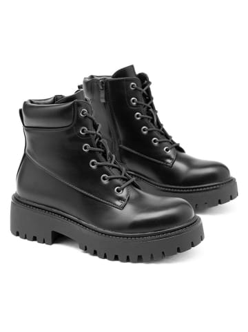 C'M Enkelboots zwart