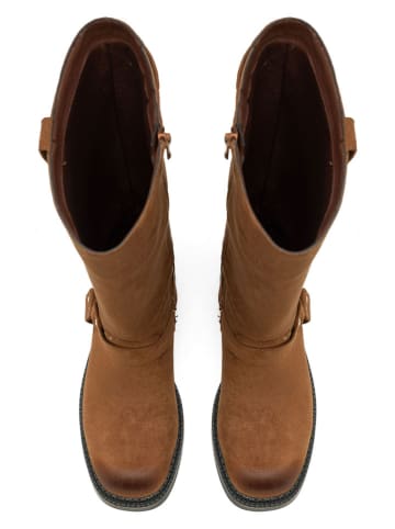 C'M Stiefel in Hellbraun