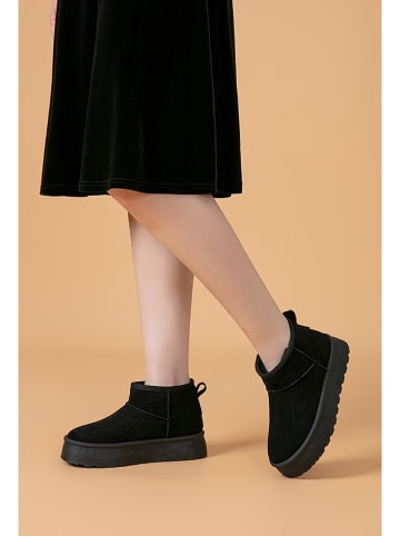 Foreverfolie Winterboots in Schwarz