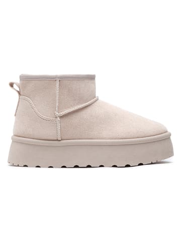 Foreverfolie Winterboots in Beige