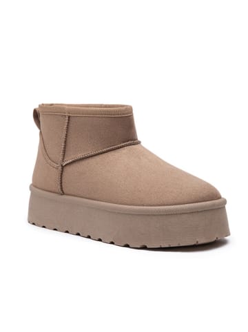 Foreverfolie Winterboots beige