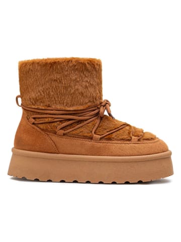 Foreverfolie Winterboots camel