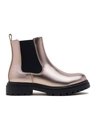 Foreverfolie Chelsea-Boots in Champagner