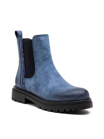 Foreverfolie Chelseaboots blauw