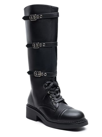 Foreverfolie Stiefel in Schwarz