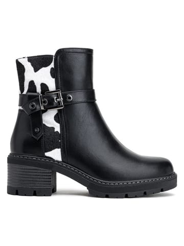 Foreverfolie Stiefeletten in Schwarz