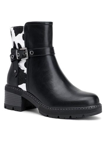 Foreverfolie Stiefeletten in Schwarz