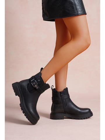 Foreverfolie Boots in Schwarz