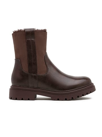 Foreverfolie Winterboots in Braun