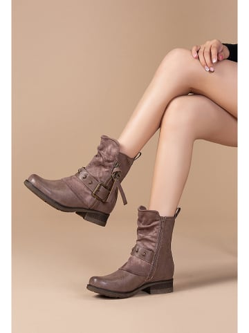 Foreverfolie Boots in Braun