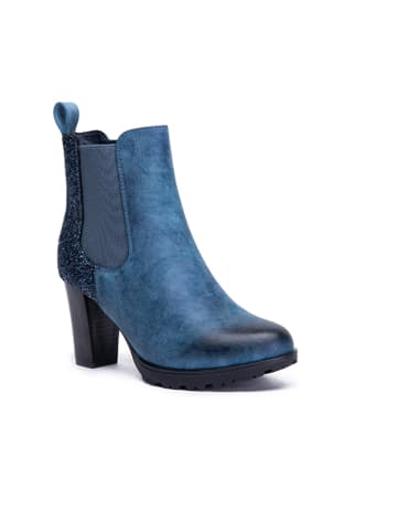 Foreverfolie Stiefeletten in Blau