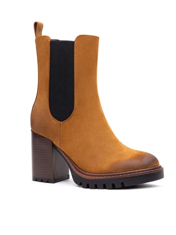 Foreverfolie Stiefeletten in Hellbraun