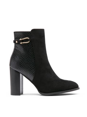 Foreverfolie Stiefeletten in Schwarz