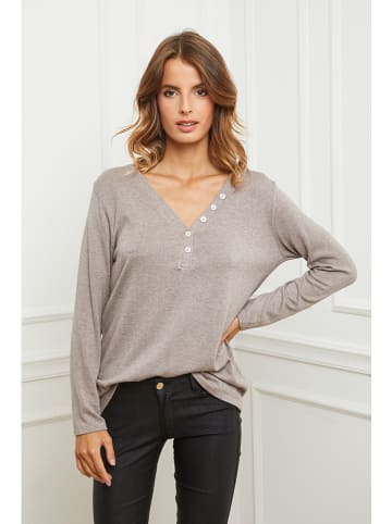 Joséfine Pullover "Abana" in Taupe