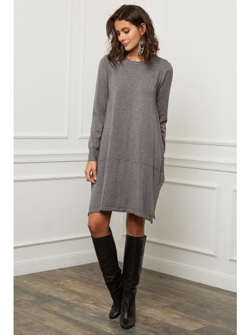 Joséfine Strickkleid "Elior" in Grau