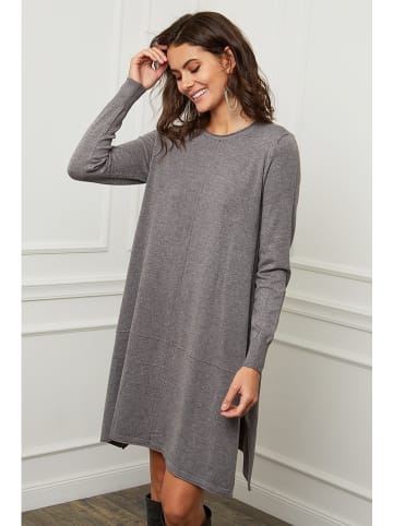 Joséfine Strickkleid "Elior" in Taupe