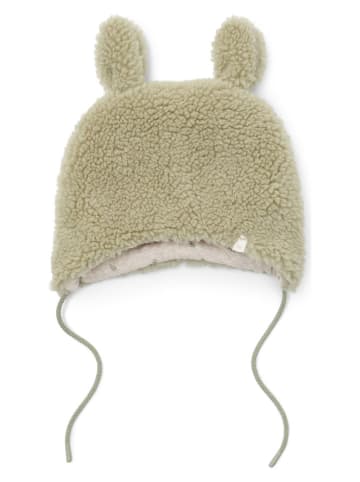 Little Dutch Teddyplüsch-Mütze in Grün