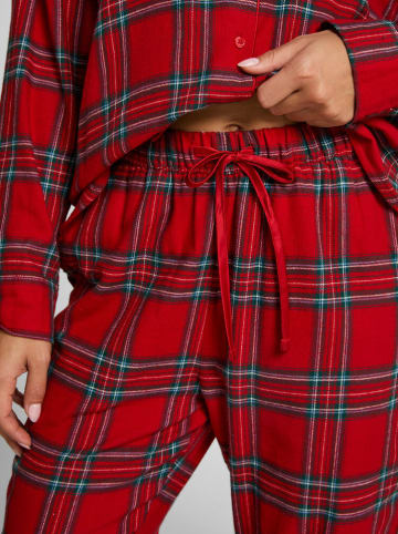 Hunkemöller Pyjama-Hose in Rot