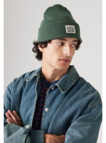 Levi's Czapka w kolorze zielonym