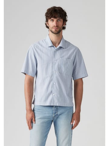 Levi's Blouse blauw/wit