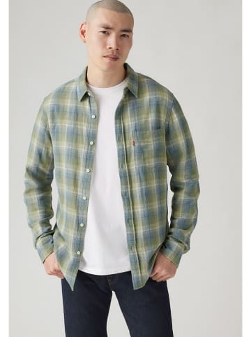 Levi's Blouse groen/blauw