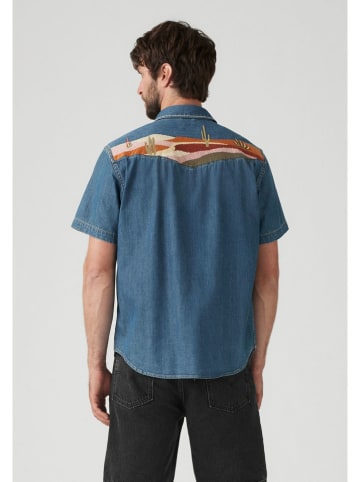 Levi's Spijkerblouse blauw/oranje