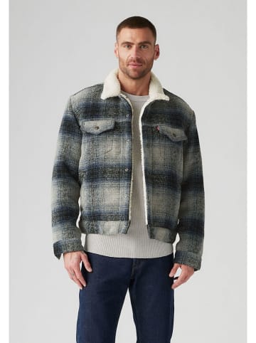 Levi´s Tusssenjas grijs/zwart/blauw