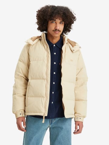 Levi´s Doorgestikte jas beige
