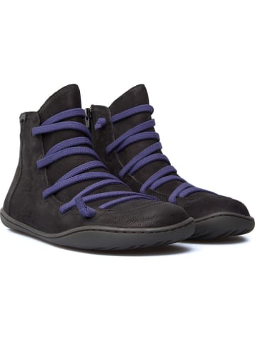Camper Leder-Boots in Schwarz