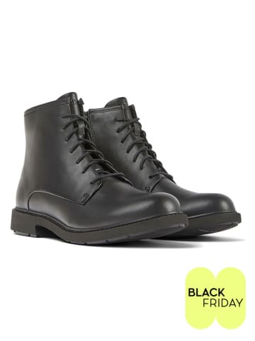 Camper Leder-Boots in Schwarz