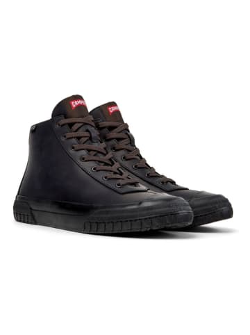 Camper Leder-Boots in Schwarz