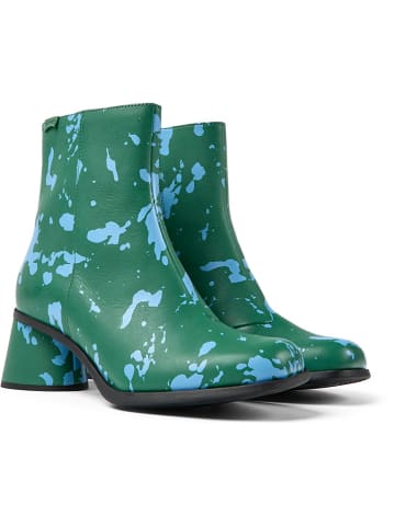 Camper Leder-Stiefeletten in Grün