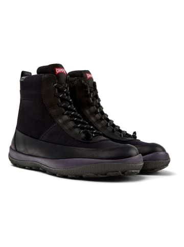 Camper Leder-Boots in Schwarz