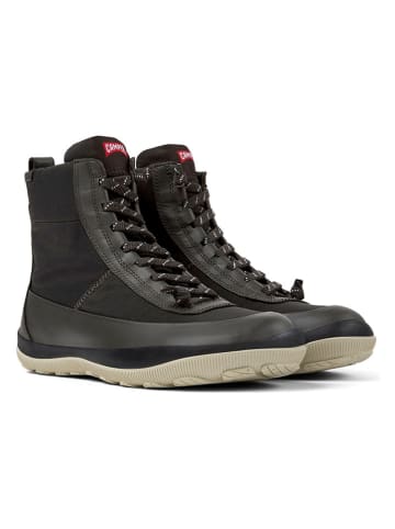 Camper Leren boots kaki