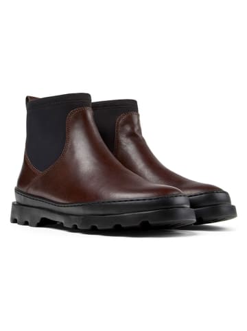 Camper Leder-Boots in Braun/ Schwarz