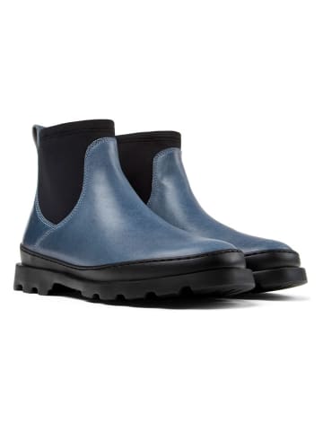 Camper Leder-Boots "Brutus" in Schwarz/ Blau