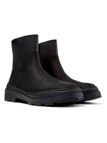 Camper Leder-Boots in Schwarz