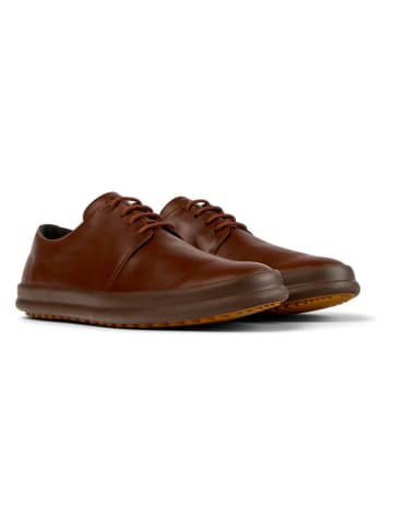 Camper Leder-Schnürschuhe in Braun