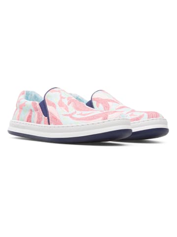 Camper Slipper in Hellblau/ Rosa
